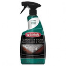 Weiman Granite Cleaner and Polish, Citrus Scent, 24 oz Bottle