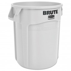 Rubbermaid Round Brute Container, Plastic, 20 gal, White