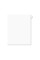 Avery AVE11911 -Style Legal Exhibit Side Tab Divider, Title: 1, Letter, White, 25/Pack