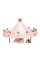 School Supplies Schoolsupplies New Pink Wooden Merry Go Round Carousel Classic Music Box Kids Girls Gift Toy