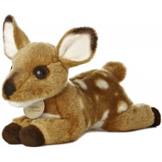 Aurora Adorable Miyoni Fawn Stuffed Animal Lifelike Detail Cherished Companionship Brown 8 Inches