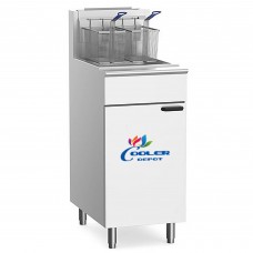 Cooler Depot 40 lbs NSF natural gas Deep fryer CD-F40NG