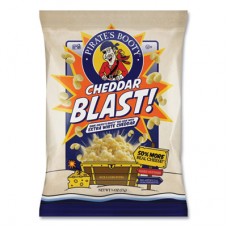 Pirate\\'s Booty PIRATE BRANDS 15665000326 Pirate\\'s Booty® Cheddar Blast, Cheddar, 0.75 oz Bag, 16/Carton 15665000326