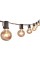 Brightown Outdoor String Lights 25 Feet G40 Globe Patio Lights with 27 Edison Glass Bulbs(2 Spare), Waterproof Connectable Hanging Light f