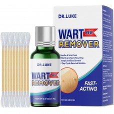 Dr. Luke Genital Wart Liquid for Men & Women Fast, Exclusive Formula Wart Products for Genital Wart, Common Wart, Filiform Wart,