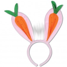 Beistle Pack of 12 Carrot Ears Bopper Headband Easter Costume Accessories