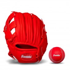 Franklin Sports Teeball Glove Left and Right Handed Youth Fielding Glove Synthetic Leather Baseball Glove Ready to Play Gl