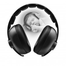 BBTKcARE Baby Headphones Noise cancelling Headphones for Babies for 3 Months to 2 Years (Black)