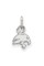 LogoArt Sterling Silver Texas State XS (Tiny) Charm or Pendant