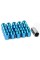 DNA Motoring LN-ZTL-9018-15-LB 20-Piece M12 x 1.5 Aluminum Alloy Wheel Lug Nuts + Deep Drive Extension (Light Blue)