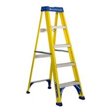 Louisville Ladder FS2005 Fiberglass Step Ladder, 5-Feet/250lb, Yellow