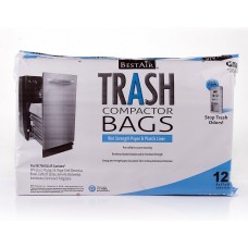 BestAir Pre-Cuffed BestAir Trash Compactor Bags 16' D. x 9' W. x 17' H