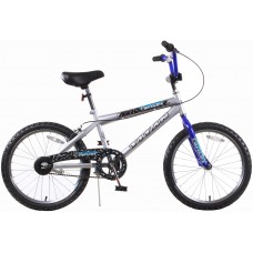 Titan Tomcat Boys BMX with 20' Wheel, Silver/Blue