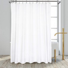 N&Y HOME 84 inch Extra Wide Fabric Shower Curtain or Liner, Hotel Quality, Washable, Water Repellent Bathroom Curtains with Grom