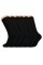 AWS/American Made Black Diabetic Crew Socks for Men with Non-Binding Top and Full Cushioned Sole 6 Pairs