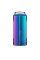 brmate hopsulator slim double-walled stainless steel insulated can cooler for 12 oz slim cans (rainbow titanium)