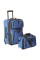 GCP Products Traveler Rio Rugged Fabric Expandable Carry-On Luggage Set, Royal Blue, 2-Piece