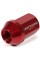 DNA Motoring LN-ZTL-9018-15-RD 20Pcs Red M12X1.5 25mmx35mm Aluminum Closed-End Lug Nuts+Deep Drive Extension Adapter