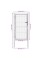 vidaXL Garden Gate Galvanized Steel 41.3'x78.7' Silver