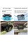 EWAY WiFi Magnetic Hitch Wireless Backup Rear/Front View Camera Rechargeable Battery for Easy Hitching of Gooseneck Horse Boat T