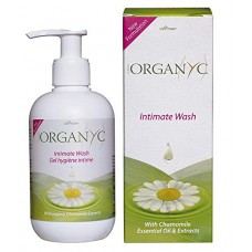 Organyc Intimate Wash for Sensitive Skin, 8.5 Fluid Ounce