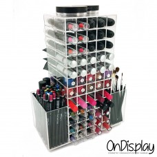 OnDisplay LIP120 Rotating Acrylic Cosmetic/Makeup Organizer