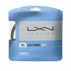 Wilson LUXILON Big Banger ALU Power Soft 125 Tennis String, Silver, 16L-Gauge