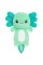 HAPPY FUEL Axolotl Microwavable Unscented Heating Pad for Women and Kids- Cute Soft Cozy Pillow Plush Heatable Warm Stuffed Animals - Kawai