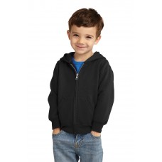 Port & Company CAR78TZH Toddler Long Sleeve Core Fleece Full Zip Hooded Sweatshirt With Pockets