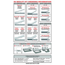 Hatchlift Products RV Bedlift Kit - King - Heavy King/Particle Board Deck