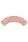 wrapables standard size chevron cupcake wrappers (set of 60), orange