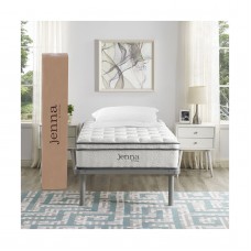 Modway 10' Jenna Twin Innerspring Mattress – White