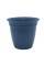 The HC Companies 12 Inch Eclipse Round Planter with Saucer - Indoor Outdoor Plant Pot for Flowers, Vegetables, and Herbs, Slate