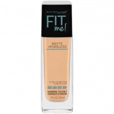 Maybelline New York Maybelline Fit Me Matte + Poreless Liquid Foundation, Soft Sand, 1 fl. oz.