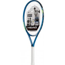 HEAD Speed Kids Tennis Racquet - Beginners Pre-Strung Head Light Balance Jr Racket , Frustration Free Packaging - 25 Inch, Blue