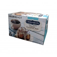 Cinnabon Classic Cinnamon Roll Keurig SingleServe KCup Pods Light Roast Coffee 12 Count Pack of 1