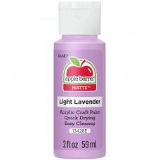 Apple Barrel Acrylic Paint, Light Lavender 2 fl oz Classic, Easy To Apply DIY Arts And Crafts, Art Supplies With A Matte Finish