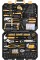 DEKOPRO 198 Piece Home Repair Tool Kit, Wrench Plastic Toolbox with General Household Hand Tool Set