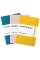 paperage lined journal notebooks, 3 pack, (yellow, blush & turquoise), 160 pages, medium 5.7 inches x 8 inches - 100 gsm thic