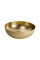 Creative Co-Op Round Hammered Metal Bowl, Gold Finish, 14'