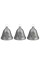 Christmas Central Exclusive 3pc. 6.5' Musical Christmas Decoration Bells - Silver