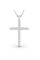 Inara Diamonds 1.00ctw Natural Diamond Cross Pendant in 10k White Gold (1.00ctw, H-I, I2-I3)