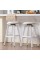 thinkstar 26 Inch Bar Stools Set Of 2, Swivel Kitchen Counter Stool, Backless Breakfast Stools,Counter Height Bar Stool For Home Bar Di…