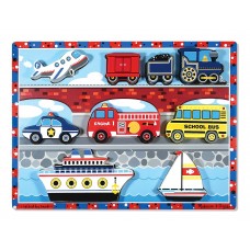 Melissa & Doug Vehicles Chunky Puzzle