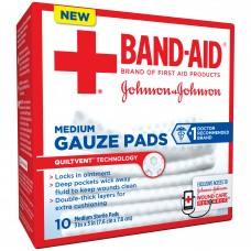 Johnson & Johnson First Aid® 3 x 3 Gauze Pads 10 ct Box