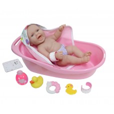 JC Toys 13' La Newborn Bath Time Fun Doll Set