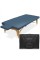 Saloniture Portable Physical Therapy Massage Table - Stretching Treatment - Blue