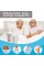 5 STARS UNITED Knee Pillow for Side Sleepers - 100% Memory Foam Wedge Contour - Leg Pillows for Sleeping - Spacer Cushion for Spine Alignment,