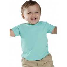 Rabbit Skins 3322 Infant Ribbed Collar Fine Jersey T-Shirt