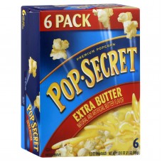 Pop Secret Pop-Secret Popcorn, Premium, Extra Butter, 6 - 3.5 oz (99 g) bags [1 lb 5 oz (21 oz) 595 g]